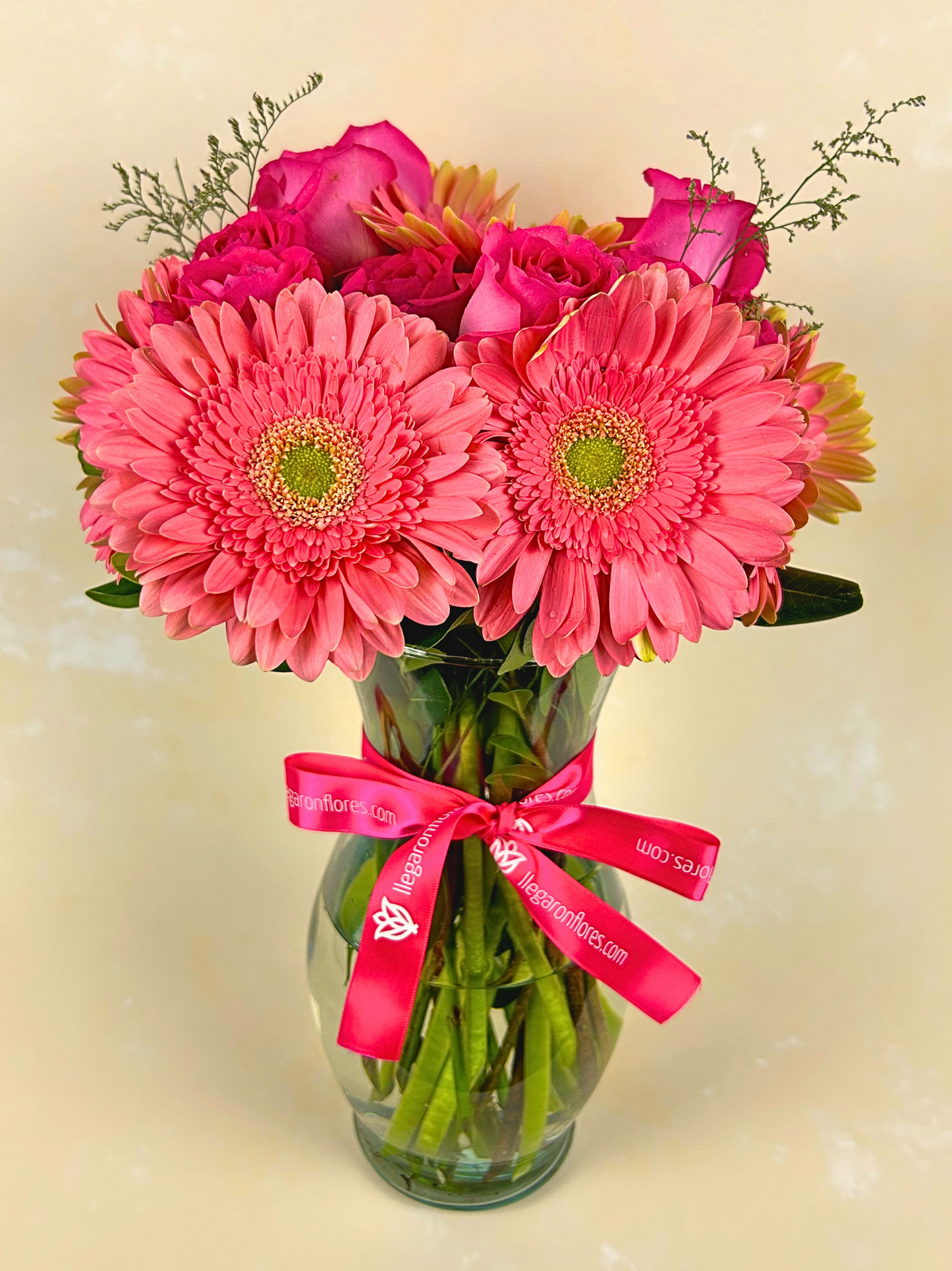 Arreglo de Gerberas con Rosas