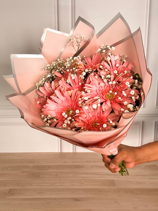 Ramo de Gerberas Rosas Claritas