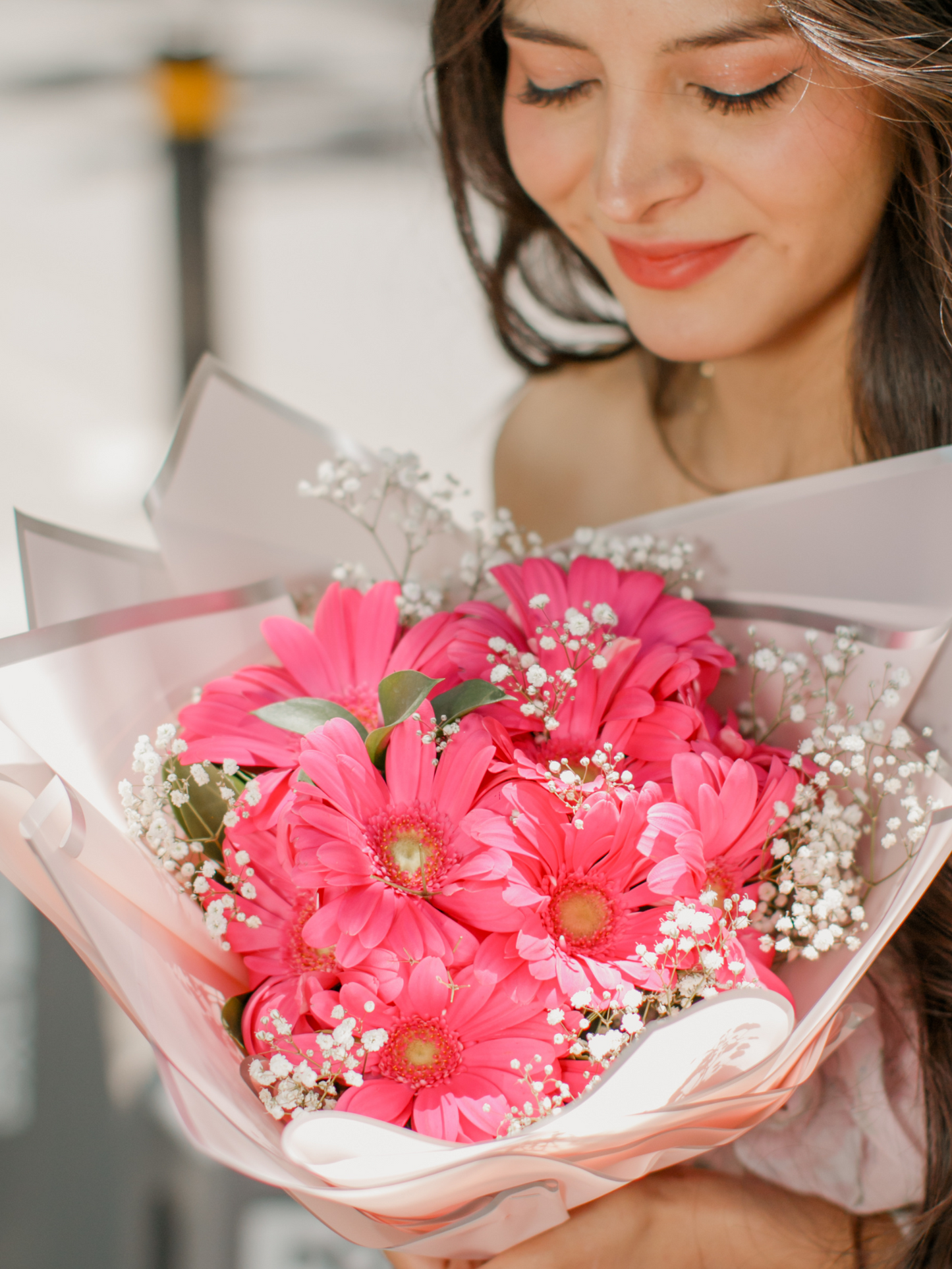 Ramo de Gerberas Rosas